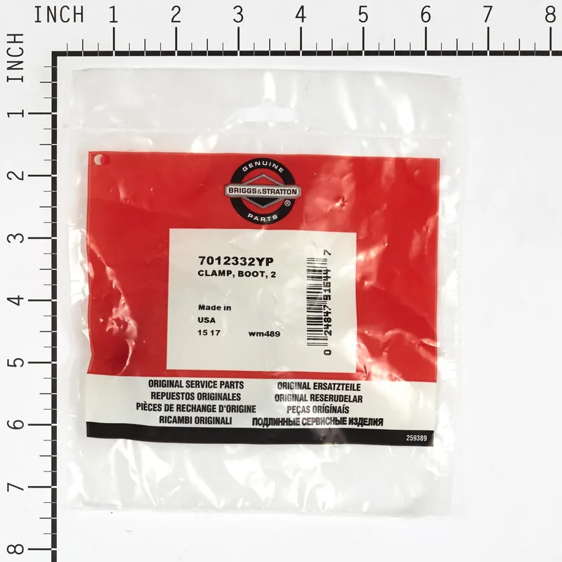 Briggs & Stratton - 7012332YP - 2" Clamp, Boot