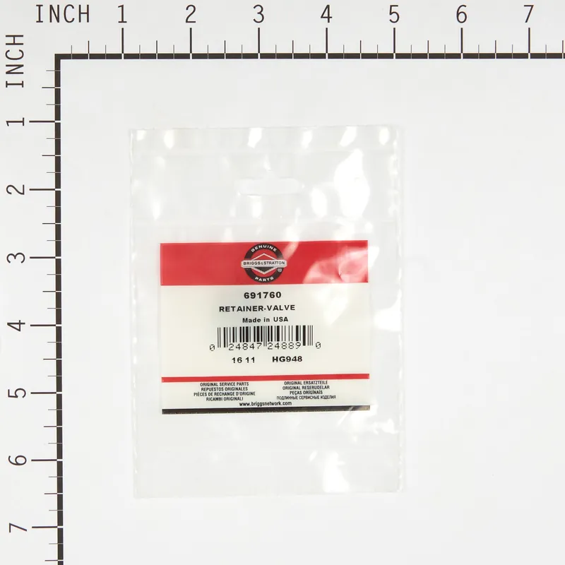 Briggs & Stratton - 691760 - RETAINER-VALVE