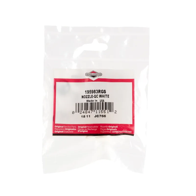 Briggs & Stratton - 195983RGS - NOZZLE-QC WHITE