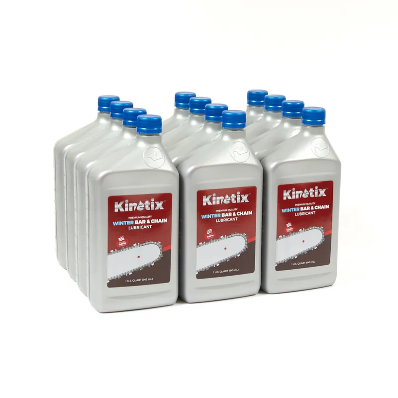 Kinetix - 80015 - Winter Grade Bar & Chain Oil - 1 Quart Bottle, 12 per Case