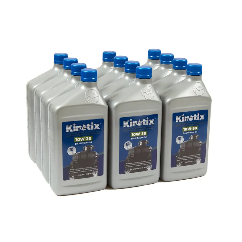 Kinetix - 80001 - 10W-30 Small Engine Oil - 1 Quart Bottle, 12 per Case