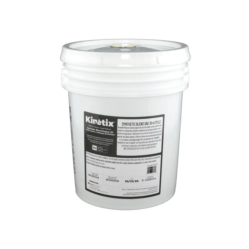 Kinetix - 80050 - Synthetic Blend SAE30 Small Engine Oil - 5 Gallon Pail