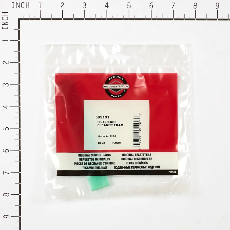Briggs & Stratton - 595191 - Foam Air Filter