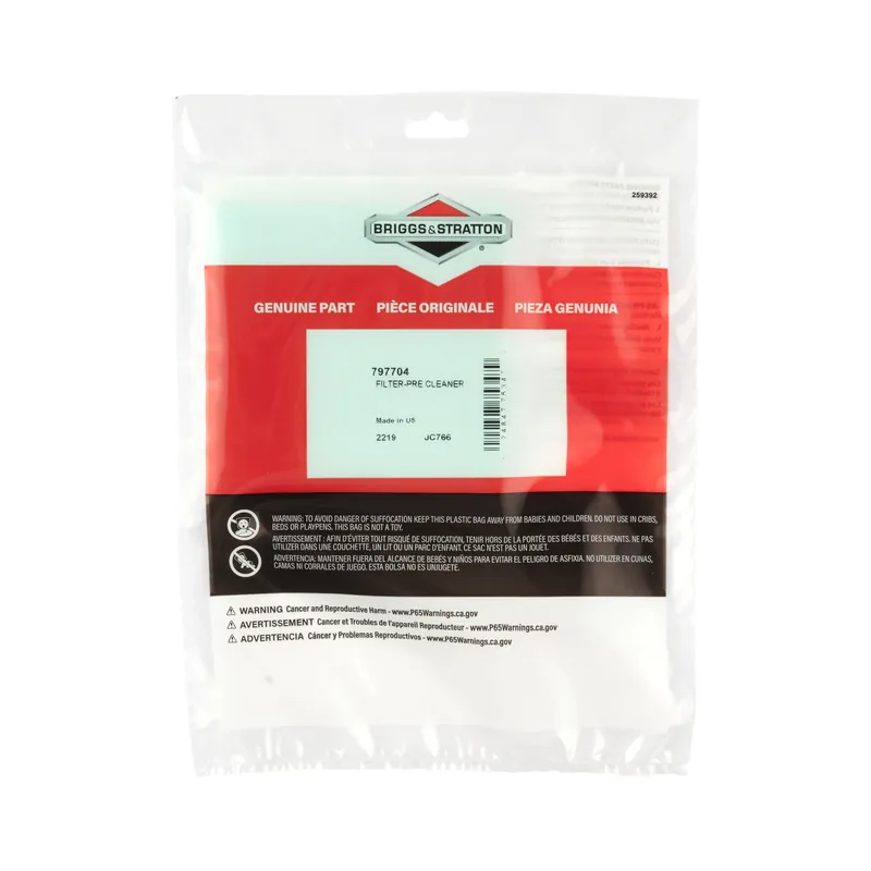 Briggs & Stratton - 797704 - Pre-Cleaner for 594201 Air Filter
