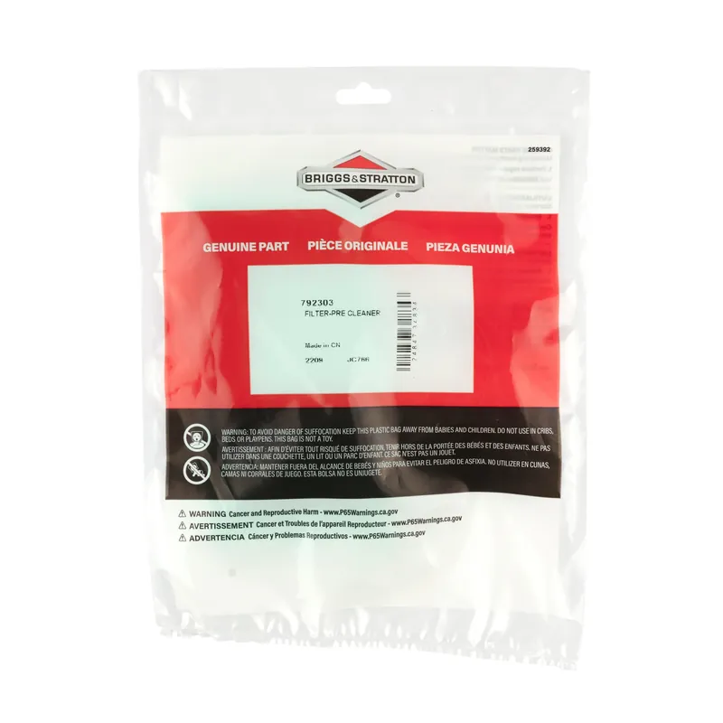 Briggs & Stratton - 792303 - Pre-cleaner for 792105 Air Filter