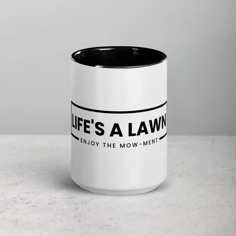 Life‘s A Lawn Color Mug