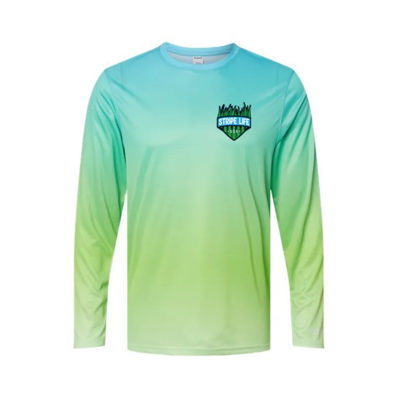 Stripe Life Performance Sun Shirts - Long Sleeve