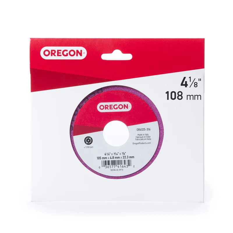 Oregon - OR4125-316A - 4-1/8" Grinding Wheel for 3/8", .325" and .404" Chain