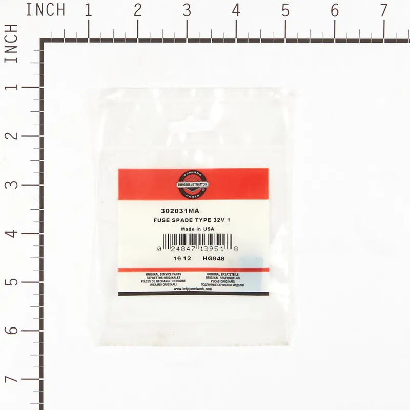 Briggs & Stratton - 302031MA - FUSE SPADE TYPE 32V 1