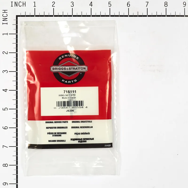 Briggs & Stratton - 715111 - RING SET-STD