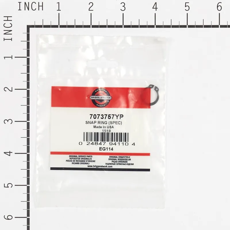Briggs & Stratton - 7073757YP - SNAP RING (SPEC)