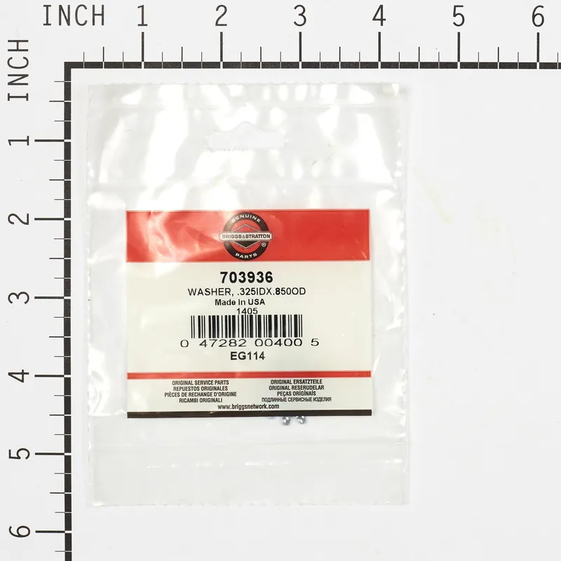 Briggs & Stratton - 703936 - WASHER .325IDX.850OD