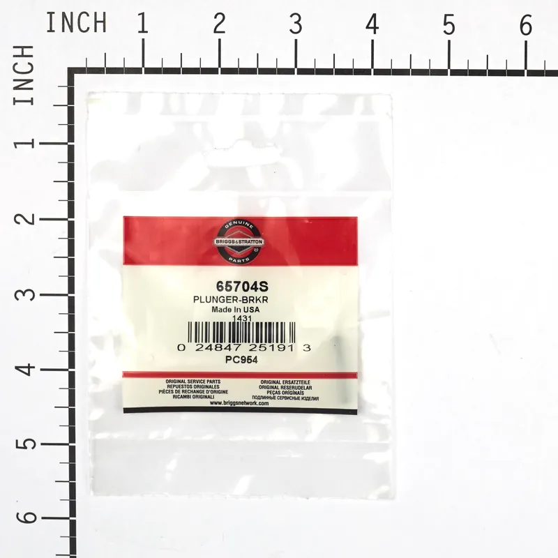 Briggs & Stratton - 65704S - PLUNGER-BRKR
