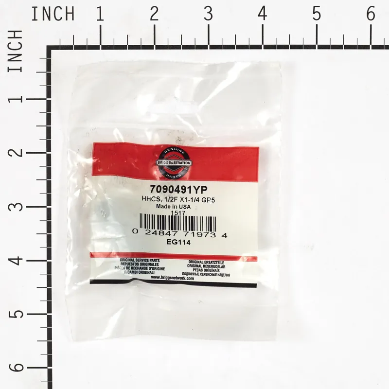 Briggs & Stratton - 7090491YP - HHCS 1/2F X1-1/4 GR5