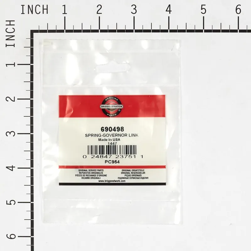 Briggs & Stratton - 690498 - SPRING-GOVERNOR LINK