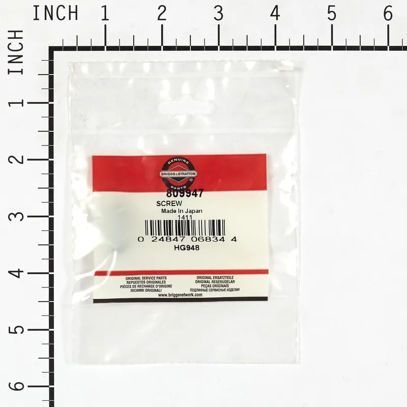 Briggs & Stratton - 809947 - SCREW