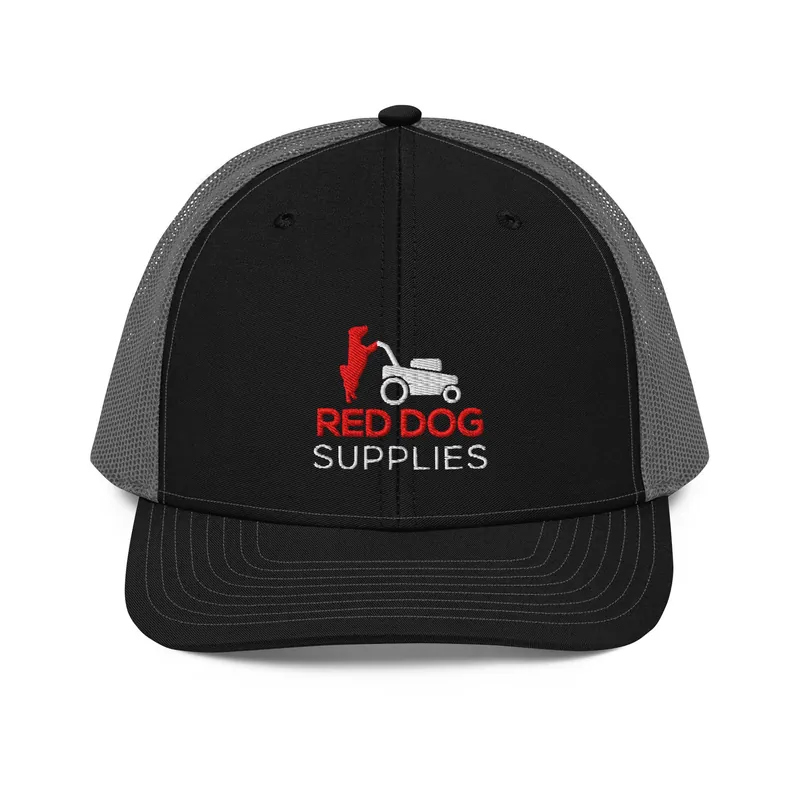 Red Dog Supplies Trucker Cap - Red & White