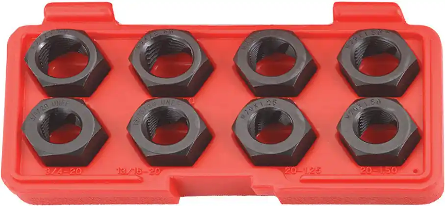 9 Circle 8 Pc Axle Spindle Rethreading Set - 9CL-91300