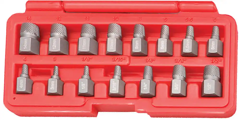 9 Circle 15 Pc Metric & SAE Screw Extension ractor Set - 9CL-90372