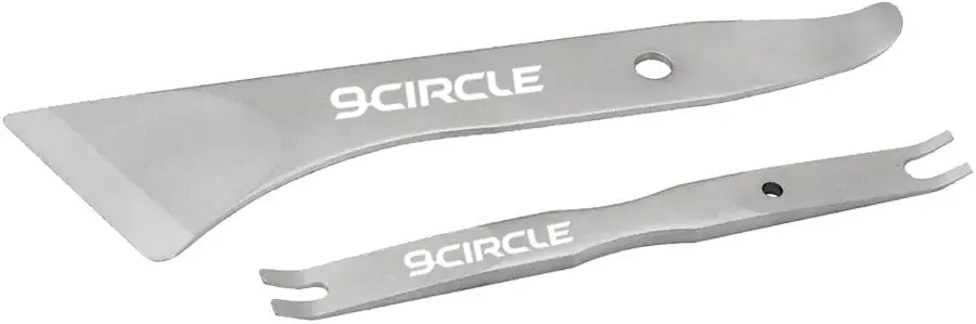 9 Circle 2 Pc Double-Sided Trim Removal Pry Lever & Clip Lifter Tool Set - 9CL-81910