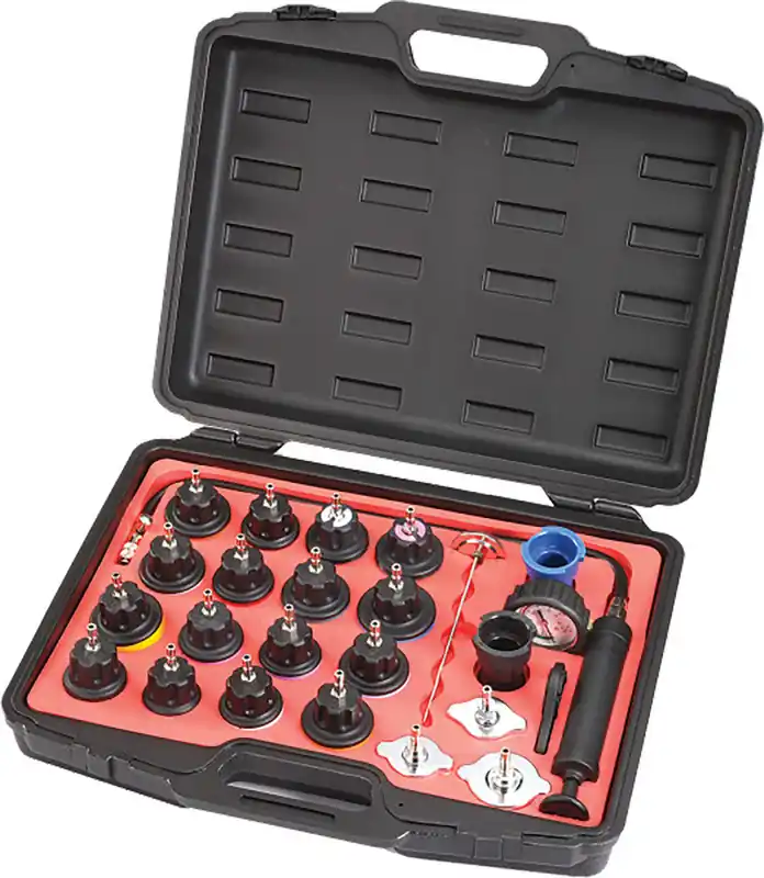 9 Circle 24 Pc Cooling System Pressure Tester With Pump - 9CL-70172