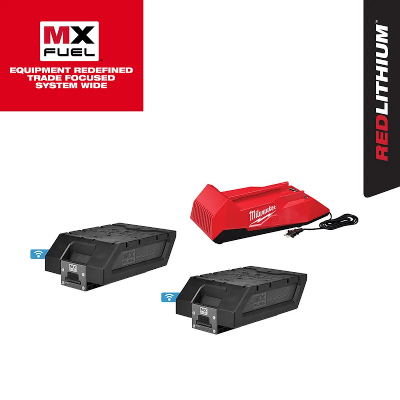 Milwaukee Electric Mx Fuel Xc406 Battery/Charger Expansion Kit - MLW-MXFC-2XC