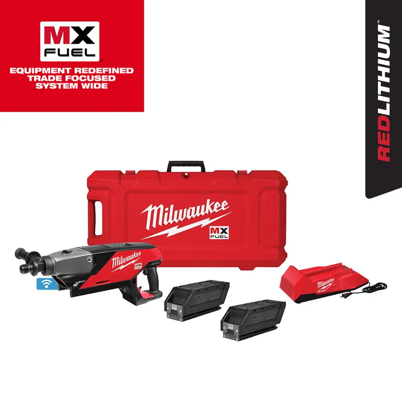 Milwaukee Electric Mx Fuel Handheld Core Drill Kit - MLW-MXF301-2CP