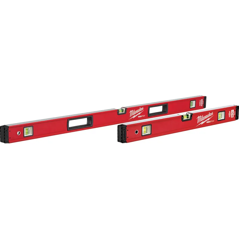 Milwaukee Electric 24"/48" Redstick Box Level Set - MLW-MLBXS48