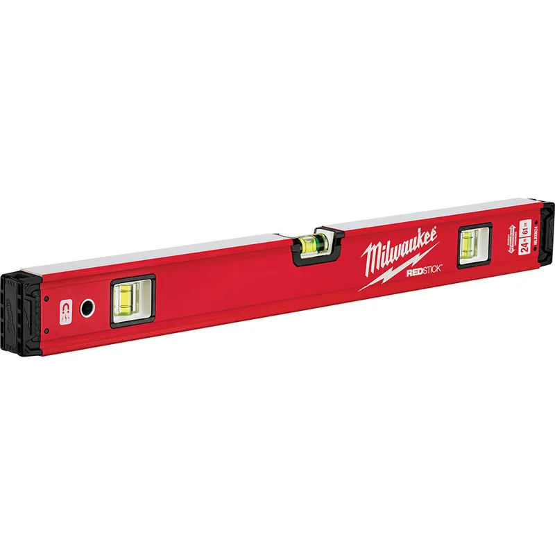 Milwaukee Electric 24" Redstick Magnetic Box Level - MLW-MLBXM24