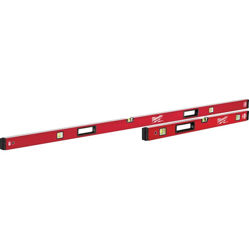 Milwaukee Electric 24"/32" Redstick Magnetic Box Level Jamb Set - MLW-MLBXJBM