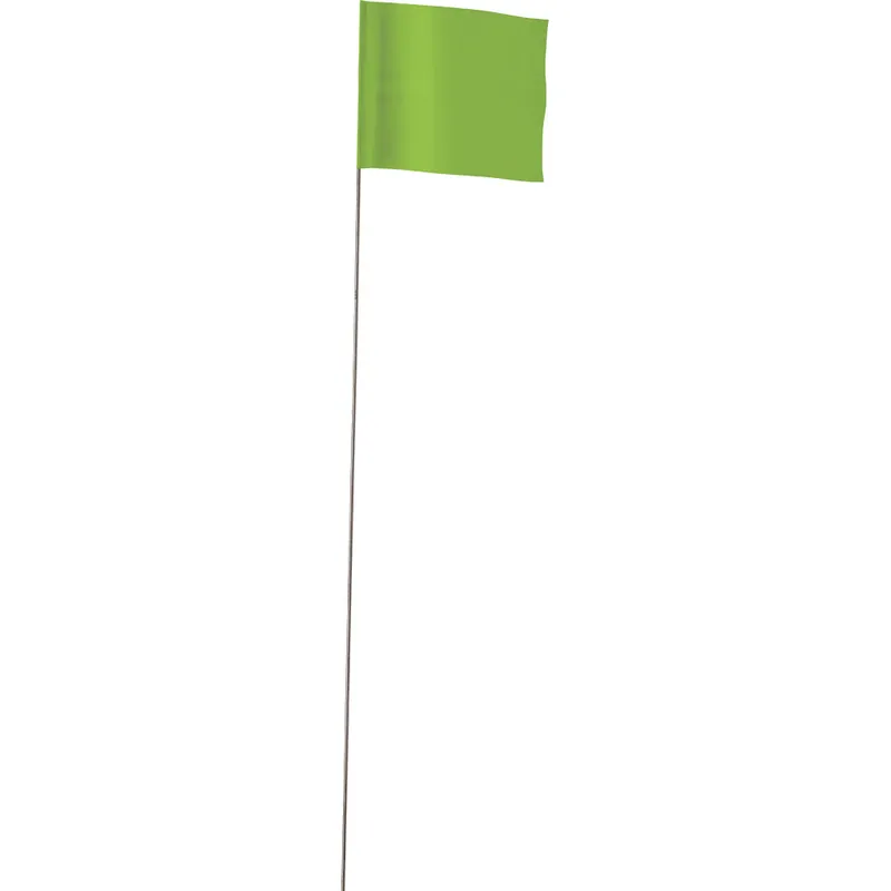 Milwaukee Electric Green Stake Flag 100Pk - MLW-78-008