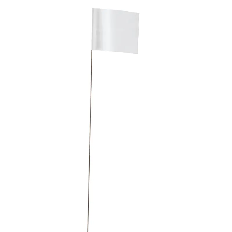 Milwaukee Electric (5) 100Pk White Stake Flags - MLW-78-006