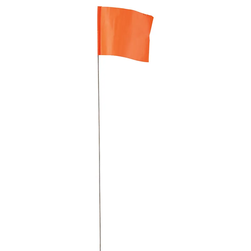 Milwaukee Electric (5) 100Pk Orng Stake Flags - MLW-78-002
