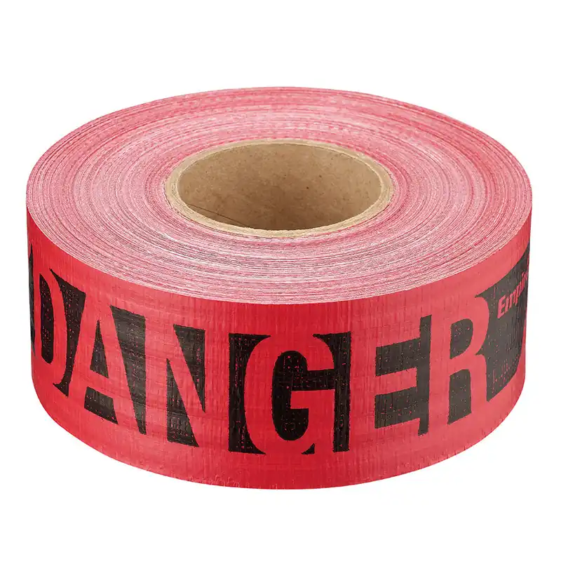 Milwaukee Electric 3X500 Danger Peligro Red 7Mil Tape 1Rl - MLW-76-0604