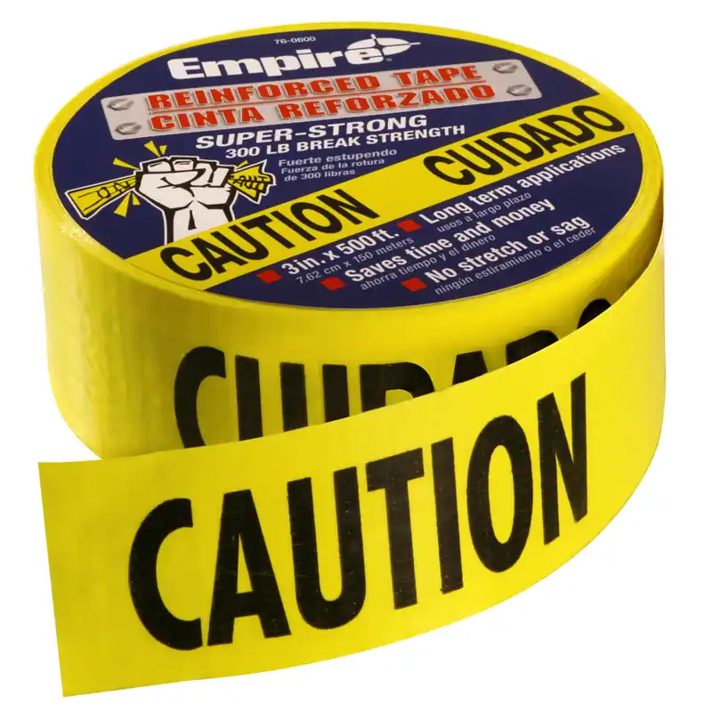 Milwaukee Electric 3X500 Ctn Cuidado Yellow 7Mil Tape 1Rl - MLW-76-0600