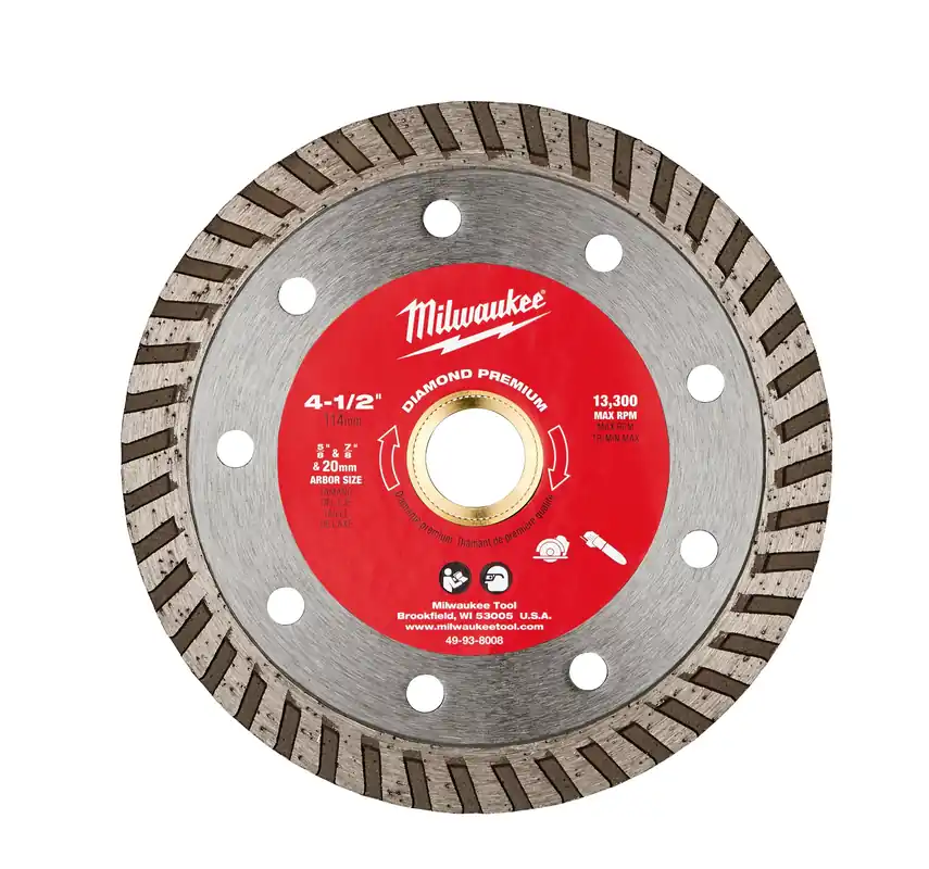 Milwaukee Electric 4-1/2X.090X7/8-5/8"Turbo Gp Bl - MLW-49-93-8008