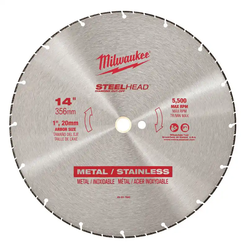 Milwaukee Electric 14" Steel Cutting Segmented - MLW-49-93-7840