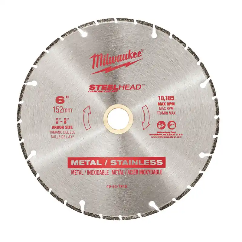 Milwaukee Electric 6" Steel Cutting Diam Blade - MLW-49-93-7815
