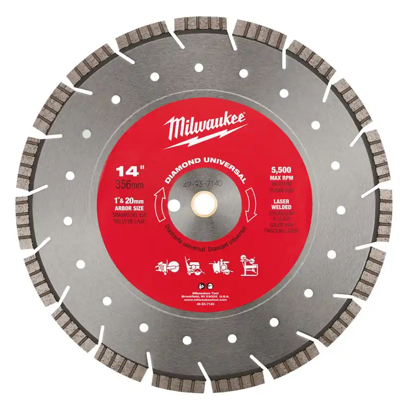 Milwaukee Electric 14"X.125X1/20 m All Purpose Bl - MLW-49-93-7140