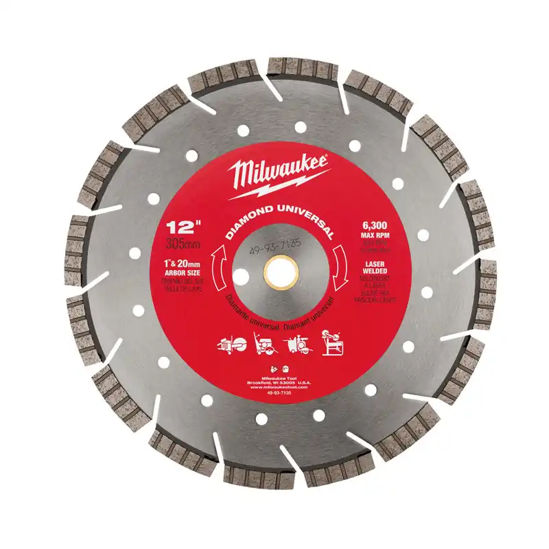 Milwaukee Electric 12"X.125X1/20 m All Purpose Bl - MLW-49-93-7135