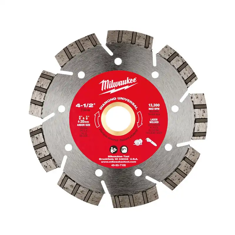 Milwaukee Electric 4-1/2" Multi App Segmen-Turbo - MLW-49-93-7105