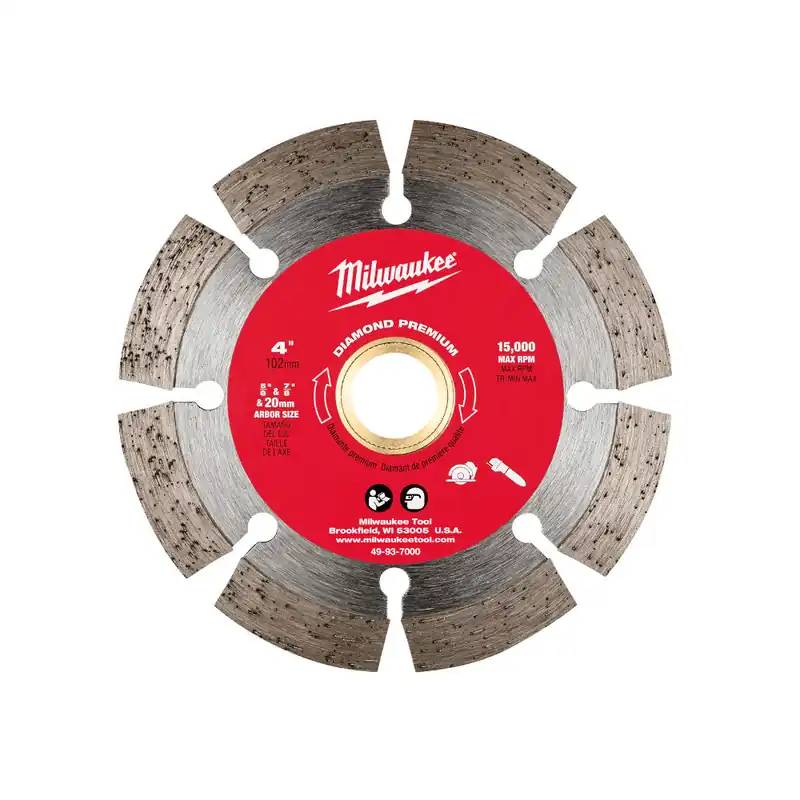 Milwaukee Electric 4"X.090X7/8-5/8"Segmented Bld - MLW-49-93-7000