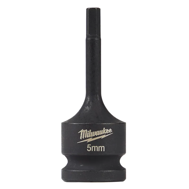 Milwaukee Electric 5Mm 1/2" Drive Hex Bit Socket - MLW-49-66-5145