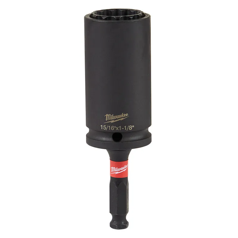 Milwaukee Electric 15/16" And 1-1/8" 2In1 12Pt Socket - MLW-49-66-5124