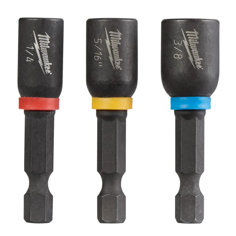 Milwaukee Electric 3Pc 1-7/8" Mag Nut Dr Set - MLW-49-66-4561