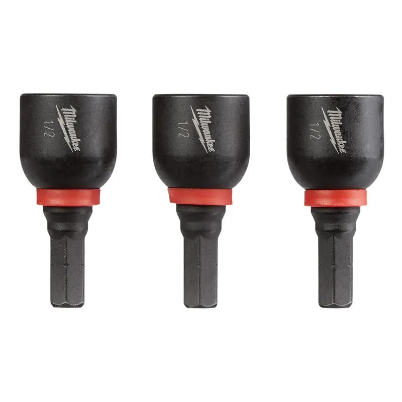 Milwaukee Electric 3Pk 1/2 Insert Mag NuTDvr - MLW-49-66-4517