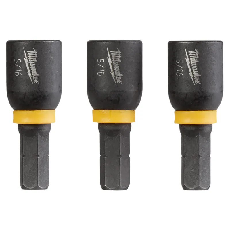 Milwaukee Electric 3Pk 5/16 Insert Mag NuTDr - MLW-49-66-4513