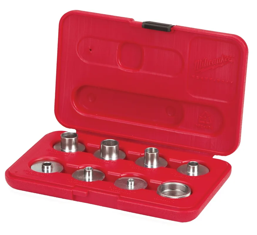 Milwaukee Electric Template Guide Kit 9 Pc W/Cs - MLW-49-54-0700