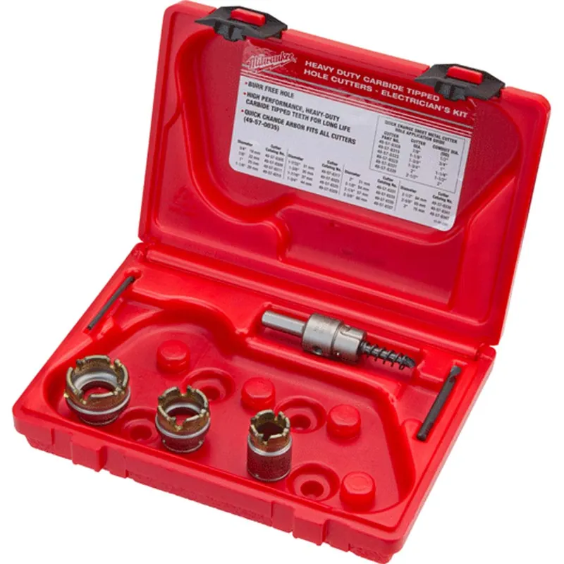 Milwaukee Electric 5Pc Carbide Sm Cutter Kit - MLW-49-22-8300