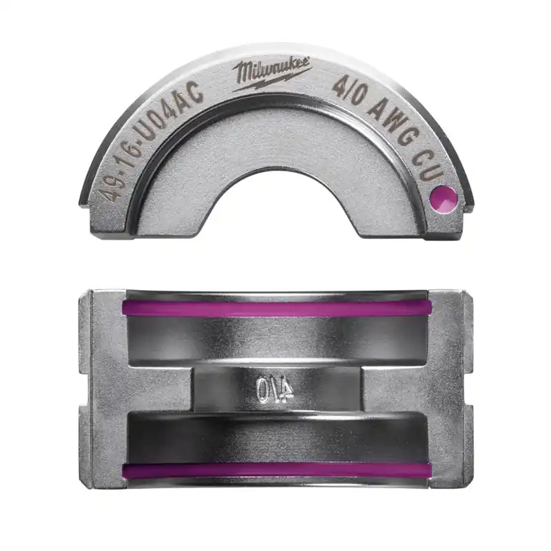 Milwaukee Electric 4/0 Copenper U Style Die - MLW-49-16-U04AC